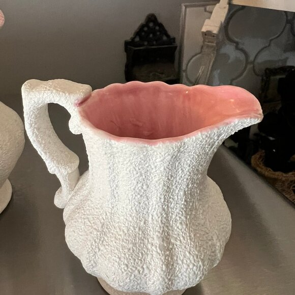3 Small Decorative Pitchers Pink/White - Picture 10 of 11